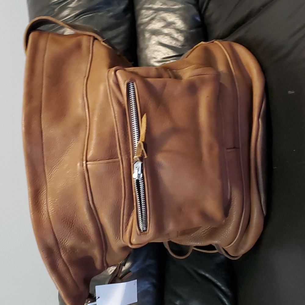 NWT huge oversized Ann Everett upright backpack